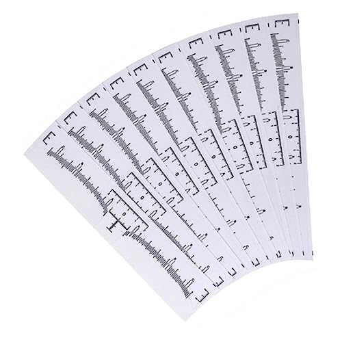 WEKADRIN 130stücke Einweg Selbstklebendes Augenbrauenlineal Brauenlineal Augenbrauenschablone Einweg Aufkleber Für Augenbrauenzeichnung von WEKADRIN