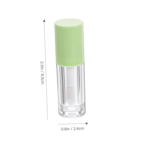 WEKADRIN 14 Stck Teiliges Transparente Lippenpflegestift Behälter aus Nachfüllbare Lipgloss Tuben mit Großem Applikator Leichte und Kompakte Lip Balm für Unterwegs von WEKADRIN