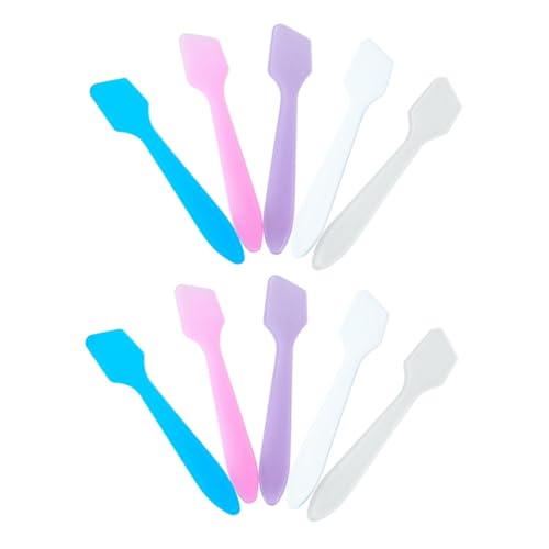 WEKADRIN 150 Stück Teiliges Kosmetikspatel Farbigem Praktischer Creme Lippenstift löffel zum Mischen und Abfüllen von Gesichtsmaske für Zuhause und Professionelle Anwendung von WEKADRIN