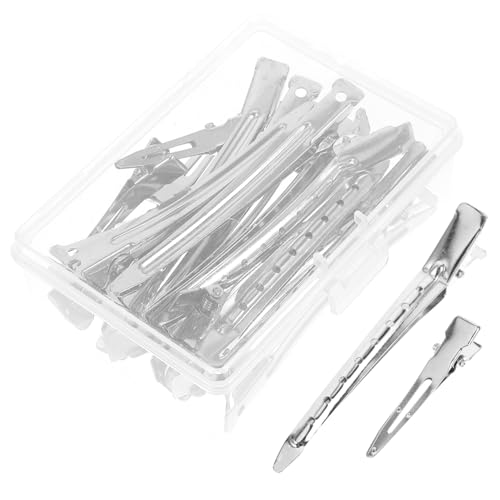 WEKADRIN 17 Stück Teiliges Metall Haarklammern Alligator Clips für Frauen Professionelle Friseurbedarf Haarspangen mit Starker Fixierung Vielseitig für Dickes und Dünnes Haar mit von WEKADRIN