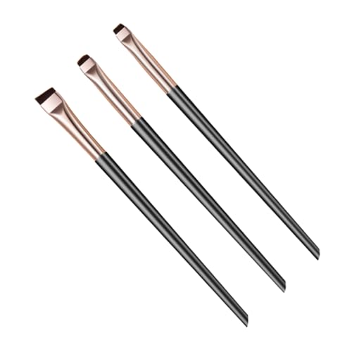 WEKADRIN 1satz Abgewinkelte Eyeliner Und Augenbrauenpinsel Teiliges Set Aus Feinen Synthetischen Borsten Für Präzise Augen-make-up-anwendungen Für Unterwegs von WEKADRIN