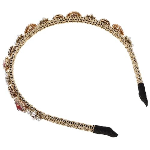 WEKADRIN 1Stück Strass Haarreif Für Frauen Eleganter Kopfschmuck Mit Zarten Details Rot Als Haarpflegezubehör Und Stilvolle Kopfbedeckung Für Besondere Anlässe WEKADRIN 1Stück Strass Haarreif Für Frauen Eleganter Kopfschmuck Mit Zarten Details Rot Als Haarpflegezubehör Und Stilvolle Kopfbedeckung Für Besondere Anlässe von WEKADRIN