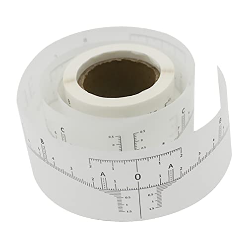 WEKADRIN Einweg Augenbrauenmesslineal Transparent für Frauen Präzise Augenbrauenform Makeup Zubehör Einfach zu Verwenden von WEKADRIN