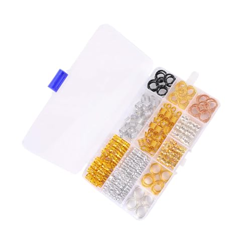 WEKADRIN 1satz Dreadlocks Haarschmuck Ringe Verstellbare Haaraccessoires Für Zöpfe Leichte Haarperlen Für Dreadlocks Und Geflochtene Frisuren Hochwertige Haarschmuck Sets Für Männer von WEKADRIN