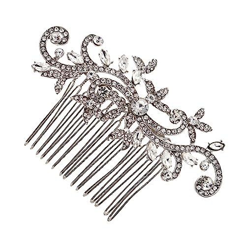 WEKADRIN 1stück Haarkamm Für Bräute Elegante Rhinestone Haarschmuck Für Hochzeiten Partys Und Bankette Hochwertige Haaraccessoires Für Frauen Delikates Design Für Beeindruckende von WEKADRIN