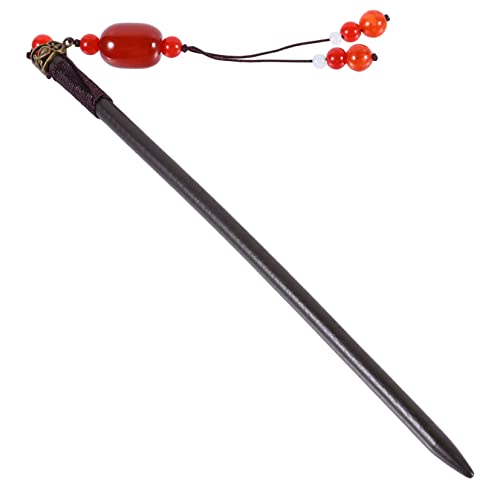 WEKADRIN 1stück Retro Agate Haarspange Aus Traditionelle Chinesische Haarnadel Mit Quaste Elegantes Accessoire Für Damen Und Mädchen Vintage Haarschmuck Für Besondere Anlässe von WEKADRIN