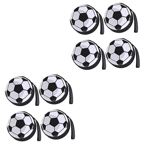 WEKADRIN 8stücke Kreative Fußballmuster Aufbewahrungsboxen Praktische Tinplate Münzgeldbörsen Zufälligen Farben Für Schule Und Alltag von WEKADRIN