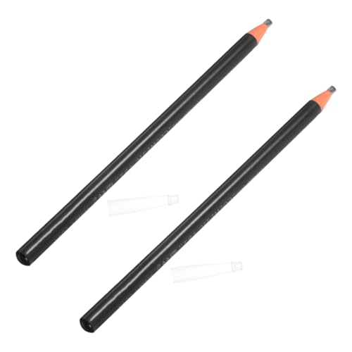 WEKADRIN 2 Stück Augenbrauenstift Langanhaltender Augenbrauenstift Augenbrauenbürste Stift Augenbrauenliner Augenbrauenmarker Stift Augenbrauen-make-up-werkzeuge Hölzern Grey von WEKADRIN