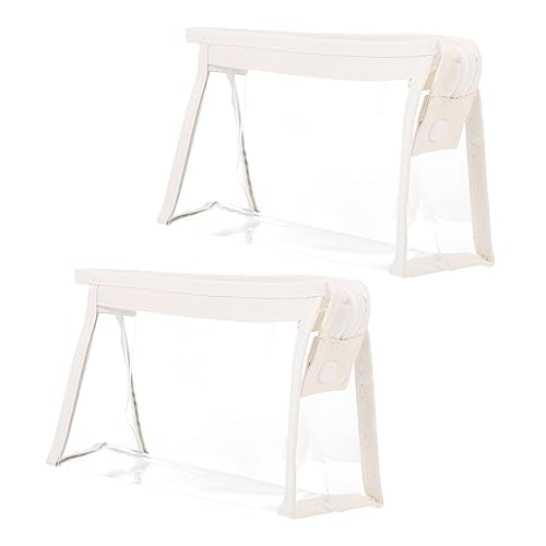 WEKADRIN 2stücke Transparentes Stiftemäppchen Reißverschluss Schreibwaren Organizer Für Studenten Zum Aufbewahren Von Bleistiften Linealen Und Anderen Schulartikeln Leicht Und Tragbar von WEKADRIN