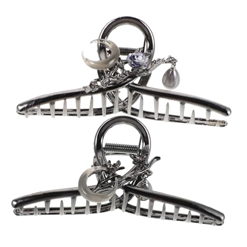 WEKADRIN 2stücke Kleine Blumenhaarspangen Aus Metall Haarklammern Für Mädchen Kawaii Haarspangen Mit Starkem Halt Für Dicke Haare Haarfangklammern Im Chinesischen Stil Für von WEKADRIN