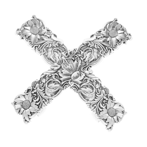 WEKADRIN Haarspangen Mit Blumenprägung in Gänseblümchenform 2 Elegante Haarspangen Aus Metall Haaraccessoires Für Frauen von WEKADRIN