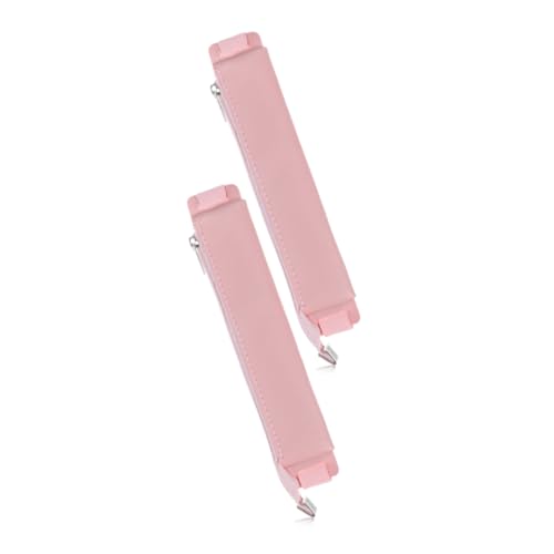 WEKADRIN 2 Stück Reißverschluss Federmäppchen aus Elastischem Material für Notizbuch und Journal Praktischer Stifthalter für Reisen Bürobedarf für Pflegekräfte Stilvolle Stiftschlaufe von WEKADRIN