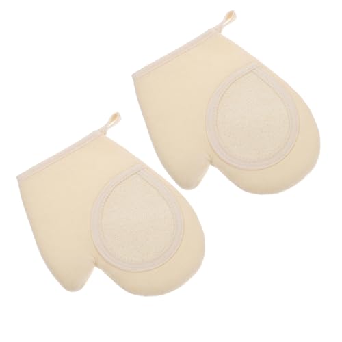 WEKADRIN 2 Stück Teiliges Duschhandschuh aus Hautfreundlichem Material Peeling und Massagefunktion für Damen und Herren Weiche Langlebige Badewaschhandschuhe zur Sanften Reinigung und von WEKADRIN