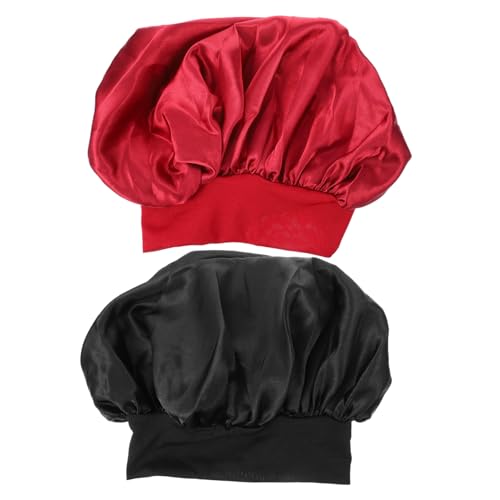 WEKADRIN 2 Stück Teiliges Elastisches Schlaf haarband mit Breitem Rand Hautfreundlich und Flexibel für Damen Haarschutz und Feuchtigkeitserhalt als Nacht haube und Geschenk für Familie und von WEKADRIN