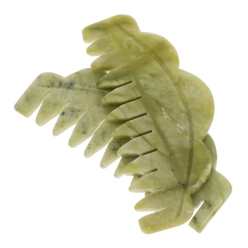 WEKADRIN 2 Stück Teiliges Jade Massagekamm Natürliches und Kopfhautmassagegerät Glatter Kamm zur Entspannung Durchblutung Tragbar für Damen und Tägliche Anwendung WEKADRIN 2 Stück Teiliges Jade Massagekamm Natürliches und Kopfhautmassagegerät Glatter Kamm zur Entspannung Durchblutung Tragbar für Damen und Tägliche Anwendung von WEKADRIN