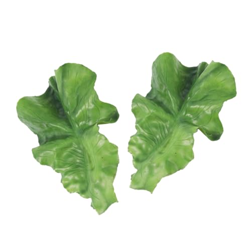 WEKADRIN 2 Stück Teiliges Kleine Haarklammern mit Grünem Design Filigrane Künstliche Haarspangen für Damen Vielseitiger Haarschmuck für Alltag und Party Natürliche von WEKADRIN