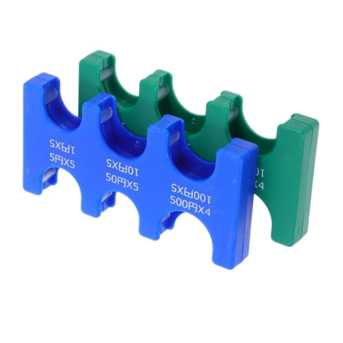 WEKADRIN 2 Stück Teiliges Münzsortierer aus Kunststoff Robuster Münzhalter mit Schlitzen für Japanische Yen Praktischer Münzaufbewahrer für Geldbörse und Portemonnaie Einfach zu Reinigen von WEKADRIN