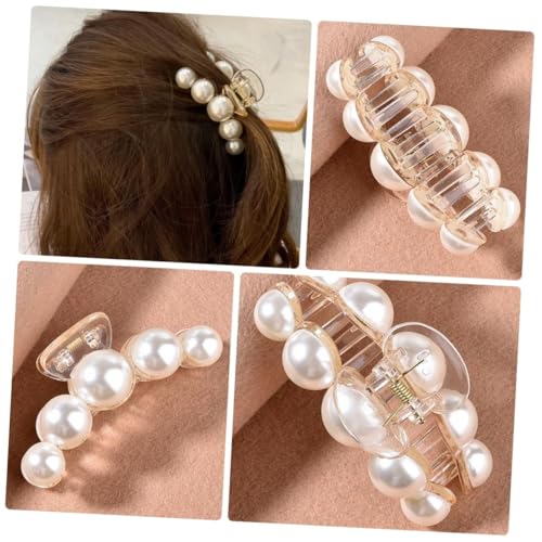 WEKADRIN 2 Stück Teiliges Perlen Haarspangen Kreative Haarklammern mit Glatter Oberfläche Langlebiges Haarschmuck Accessoire für Frauen für Alltag und Besondere Anlässe von WEKADRIN