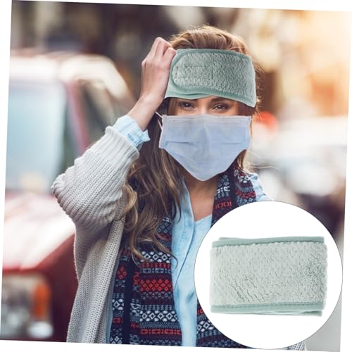 WEKADRIN 2 Stück Teiliges Verstellbares Haarband für Damen Saugfähiges Stirnband zum Waschen von Gesicht und Abschminken Elastisches Waschbares Kopfband für Bad Dusche und Hautpflege von WEKADRIN