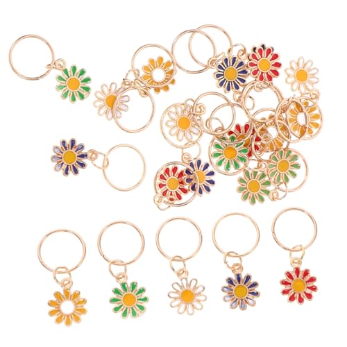 WEKADRIN 20 Stück Haarschmuck Dreadlocks Zubehör Legierung Haaranhänger für Zöpfe Dekoration für Damen Flecht Accessoires Leicht und Flexibel von WEKADRIN