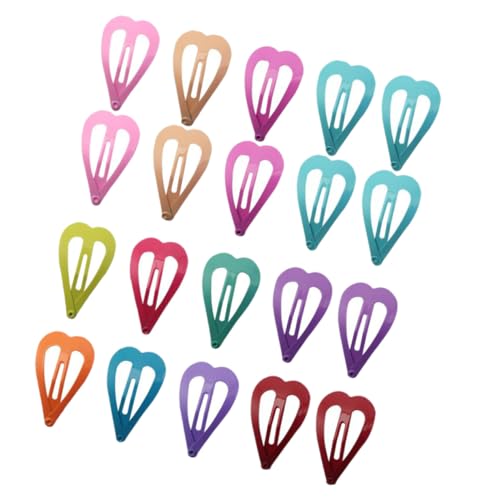 WEKADRIN 20 Stück Teiliges Bunte Metall haarspangen für Mädchen Langlebige Haarklammern Rutschfest und Vielseitig für Junge Mädchen Kleinkinder und Haustiere für Alltag Zufällige Farbe von WEKADRIN