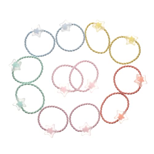 WEKADRIN 20 Stück Teiliges Elastische Haargummis in Transparenter Charm optik Weiche Halbdurchsichtige Haarring bänder für Mädchen und Modische Langlebige Haaraccessoires mit Hoher von WEKADRIN
