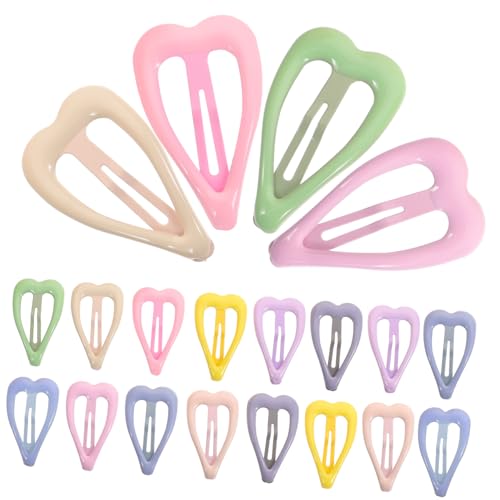 WEKADRIN 20 Stück Teiliges Kleine Bunte Haarklammern für Mädchen Süße Haarspangen aus Sicherem Material Leichte für Alltag und Festlichkeiten von WEKADRIN