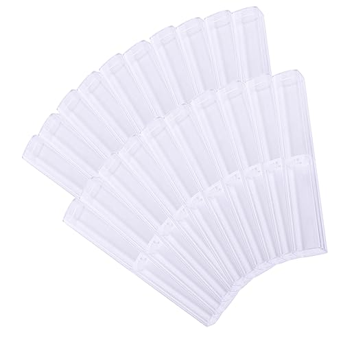 WEKADRIN 20 Stück Teiliges Transparentes Stifteetui Klarer Pen Case mit Stabilem Display Praktische Aufbewahrungsbox für Einzelstifte als Geschenkverpackung für Büro Schule Zuhause von WEKADRIN