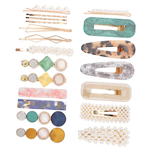 WEKADRIN 20stücke Teiliges Perlen-haarspangen Für Damen Und Mädchen Modische Haarklammern Und Haarschmuck Für Alltagslooks Und Besondere Anlässe von WEKADRIN