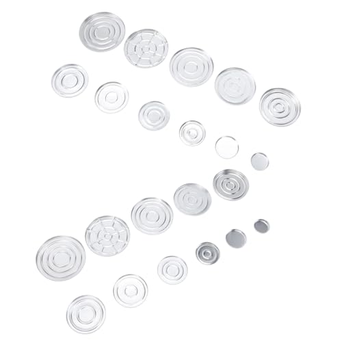 WEKADRIN 22 Stück Teiliges Aluminium lidschatten pan Leere Nachfüllbare Kosmetikbehälter Langlebige Aufbewahrungsbox mit Kompakt und Leicht für DIY Make up für Lidschatten Lippenstift von WEKADRIN