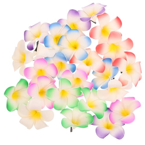 WEKADRIN 24 Stück Teiliges Charmantes Haarschmuck mit Bunten Hühnerblüten Haarspangen Leichte Langlebige Haarklammern für Damen und Mädchen Praktische Formstabile Styling Accessoires von WEKADRIN