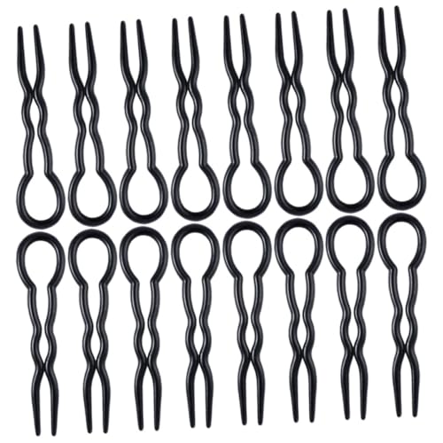 WEKADRIN 24 Stück Teiliges U förmiges Haarnadel Damen und Mädchen Leichte Französische Haarforken für Elegante Haarknoten Vielseitig für Hochzeit Party und Alltag Rutschfest und Bequem zu von WEKADRIN