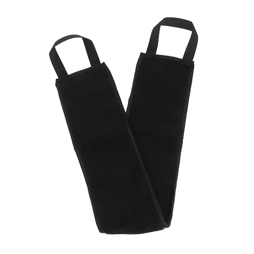 WEKADRIN 2Stück Rückenschrubber aus Hochwertigem Material Streifen Badetuch für Effektive Massage und Sanftes Peeling für Anwendung mit Bräunungsöl Farbe Schwarz von WEKADRIN