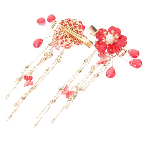 WEKADRIN 2Stücke Haarklammern mit Quasten Haarclips für Damen und Vintage Haarschmuck für Hochzeiten Partys und Täglichen Gebrauch von WEKADRIN