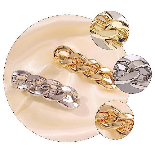 WEKADRIN 2stücke Haarschmuck Kettenförmige Haarclips Für Damen Und Mädchen Modische Clips Für Verschiedene Anlässe Leicht Und Komfortabel Passend Zu Verschiedenen Frisuren von WEKADRIN