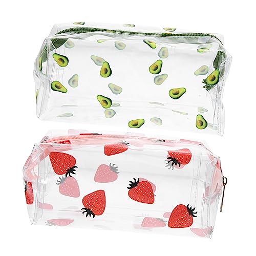 WEKADRIN 2Stücke Tragbare Kosmetiktasche Großes Fassungsvermögen Reise Make Up Organizer für Damen Multifunktionale Make Up Tasche von WEKADRIN