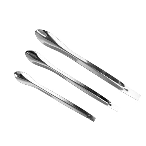 WEKADRIN 3 STÜCKE Teiliges Makeup Spatel Kosmetikspatel Löffel für Cremesubverpackung Lippenstift Pulver Gesichtsmaske Handlich Hygienisch für Präzises Auftragen und Probenentnahme von WEKADRIN