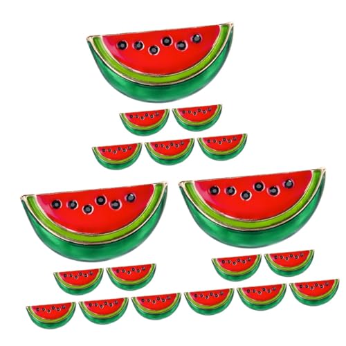 WEKADRIN 3 Sätze Kreative Modische Wassermelonen-broschen Damen Anstecknadeln Niedliche Wasserfeste Emaille Pins Langlebige Schmuck-clips Für Kleider Schals Und Hemden 6 Stück * 3 von WEKADRIN