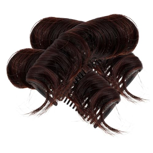 WEKADRIN 3stücke Haarvolumen-einsatz Haarknoten-pad Flauschig Basis Falsch Werkzeug Unsichtbar Puff Accessoire Pad Haar Kissen Enhancer Lifter Helfer Stil Unterstützung Dutt Beule Prinzessi von WEKADRIN
