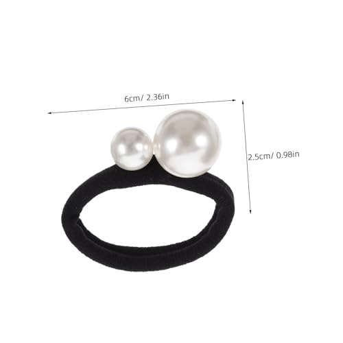 WEKADRIN 3 Stück Perlen Haargummis Elastische Pferdeschwanz Halter Damen Mädchen Haar Accessoires für Hochzeit und Alltag von WEKADRIN