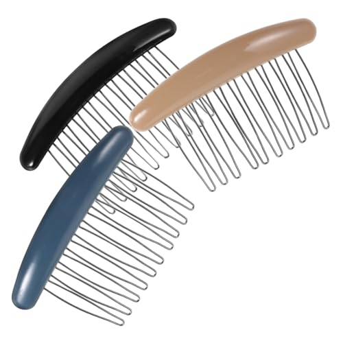 WEKADRIN 3 Stück Spurloser Haarkamm Haarstylingzubehör dekorative Haarkammclips Seitenkämme für Frauen Haarzubehör für Mädchen chinesische hochzeit kopfschmuck Haarkamm Stift Plastik von WEKADRIN