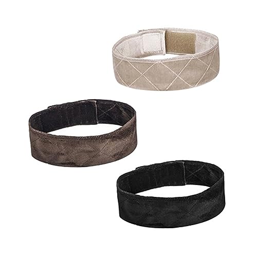 WEKADRIN 3stücke Stirnbänder Für Perücken Verstellbar Und Selbstklebend Haarband Perückengriff Kopfbedeckung Für Damen Und Mädchen Aus Schwarz Braun Beige Für Jede Farbe von WEKADRIN