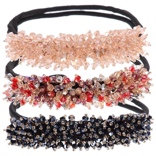 WEKADRIN 3 Stück Teiliges Haar dutt Dickes Haar Einfacher Haarknotenformer Leichtes Haarschmuck accessoire für Frauen und Mädchen für Alltag Party und Festival Zufällige Zufällige Farbe von WEKADRIN