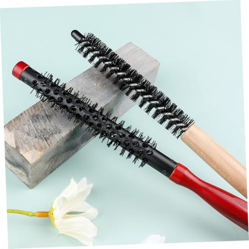 WEKADRIN 3 Stück Teiliges Holzgriff Lockenbürste Leichte Ergonomische Haarbürsten für Frauen Professionelle Vielseitige Haarbürste für Trockenes und Nasses Haar von WEKADRIN
