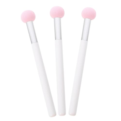 WEKADRIN 3 Stück Teiliges Make up schwamm Schwammkopf und Stiftgriff Hochwertiger Elastischer Puder pinsel für Präzises Auftragen Tragbar und Langlebig für Frauen und Tägliche von WEKADRIN