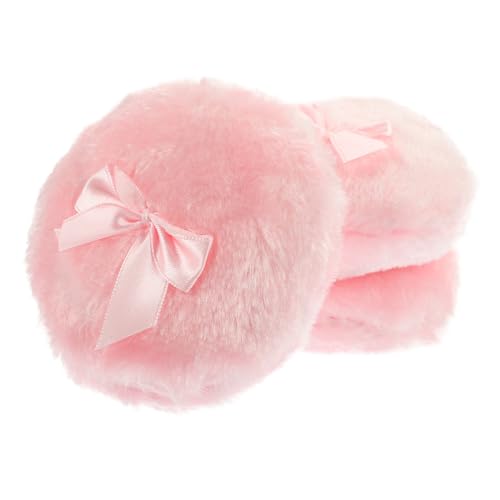 WEKADRIN 3 Stück Teiliges Puderquasten Weichem Baumwoll bowknot Langlebig und Sanft für Körper Gesichtspuder für Junge Mädchen und Erwachsene Praktisches Reiseaccessoire von WEKADRIN