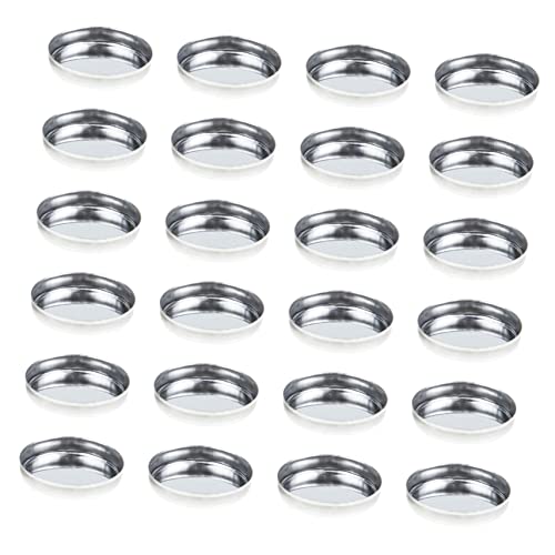 WEKADRIN 30 Stück Teiliges Leere Runde Metallpans Robuste Make Up Behälter Vielseitig für Lidschatten Concealer Tragbare DIY Kosmetikpalette für Professionelle und Private Verwendung von WEKADRIN