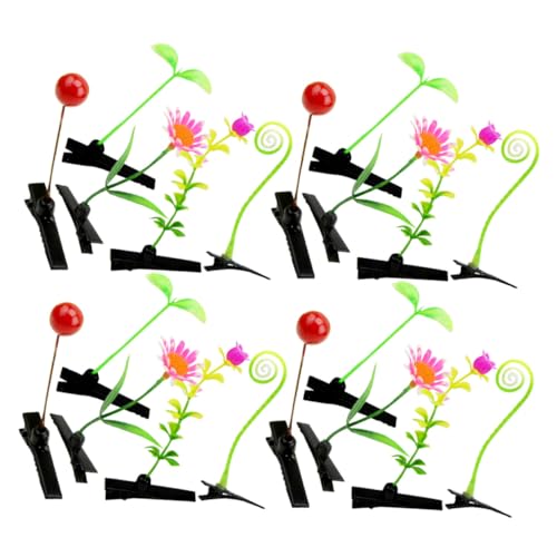 WEKADRIN 30 Stück Teiliges Pflanzendesign Kleine Haarspangen Niedliche Damen Haarclips Süße Accessoires für Alltag Geburtstage Festtage Geeignet von WEKADRIN