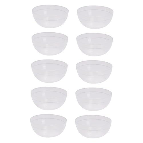 WEKADRIN 30Stücke PVC Schüsseln für DIY Gesichtsmaske Drop Mischschalen Transparent und Leicht zu Reinigen für Zuhause und Hautpflege Wiederverwendbar und Tragbar von WEKADRIN