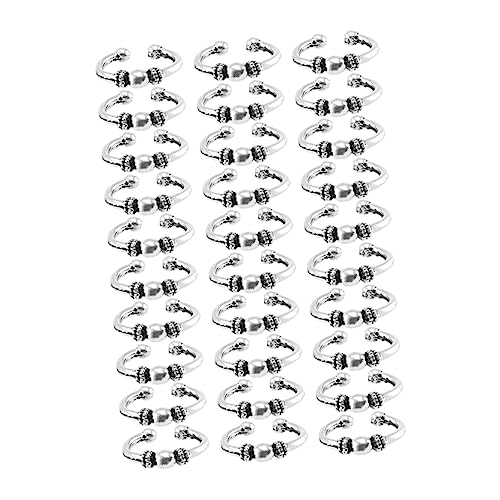 WEKADRIN 30 Stück Dreadlocks Ringe Dekorative Haarnadeln Aus Metall Stylische Haarschmuck Für Frauen Selbstgemacht Kopfschmuck Für Zöpfe Und Dreadlocks Bunte Haarmanschetten Für Jedes von WEKADRIN